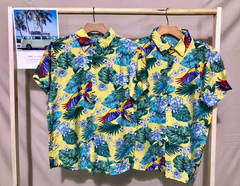 áo sơ mi chim cò đi biển