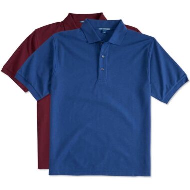 Mẫu Áo Polo Đồng Phục 100% cotton 10 áo polo xanh đỏ