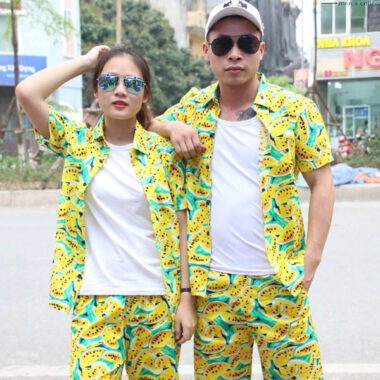 Áo nhóm chất hoa quả Alibu mẫu 1