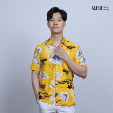 Áo cây dừa đi biển Alibu mặt trước