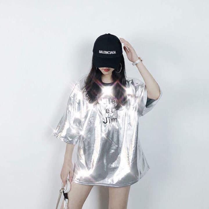 Áo nhóm đi biển màu Silver