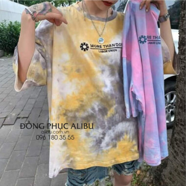 Áo thun loang màu mẫu 10