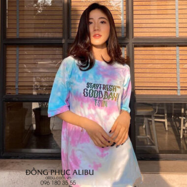 Áo thun loang màu mẫu 15