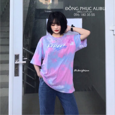 Áo thun loang màu mẫu 18