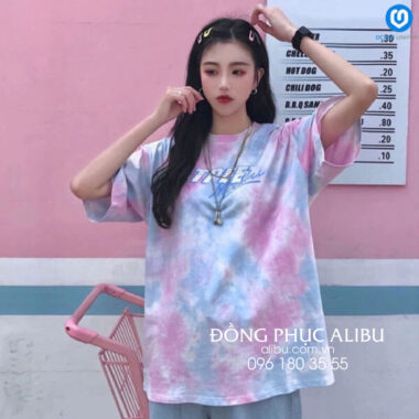 Áo thun loang màu mẫu 29