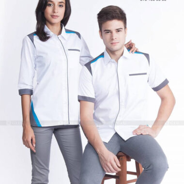Áo Sơ Mi Đồng Phục Kiểu Đẹp Mẫu ASM-21