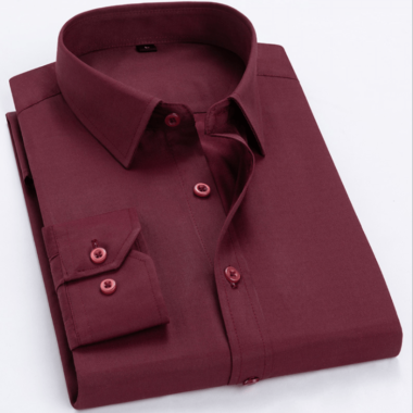 Đồng phục sơ mi vải kate cao cấp màu đỏ