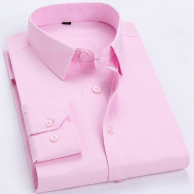 Đồng phục sơ mi vải kate cao cấp màu hồng