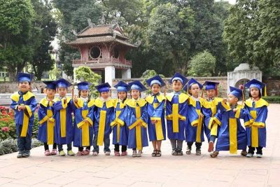 áo cử nhân mầm non