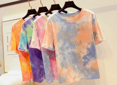 cách làm áo thun loang màu