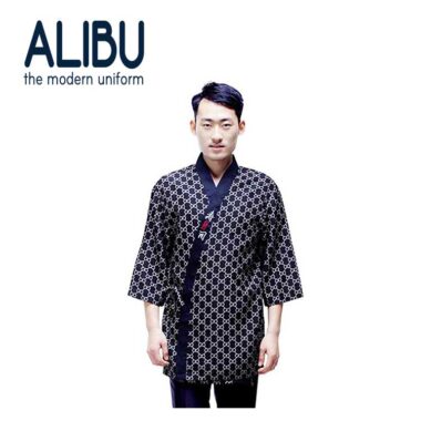 Áo đầu bếp nhà hàng Nhật Bản 6 Áo đồng phục bếp nhà hàng nhật bản nam