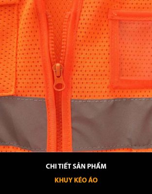 Áo gile lưới phản quang 5