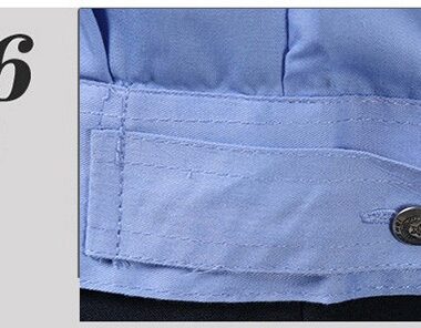 Áo Đồng Phục Bảo Vệ Trường Học 19 chi tiết lai áo đồng phục bảo vệ trường học