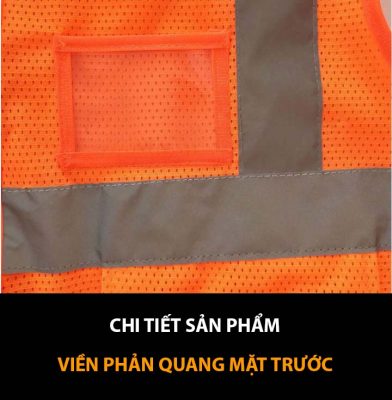 Áo gile lưới phản quang 7