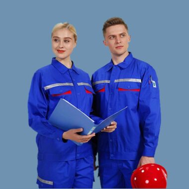 đồng phục kỹ sư điện màu xanh dương