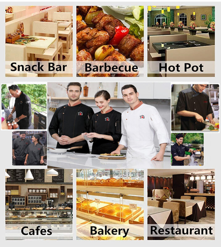 Áo đầu bếp nữ đủ màu 14 xưởng may áo đầu bếp nữ tại hà nội