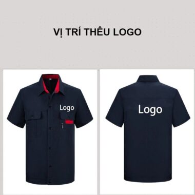 Đồng Phục Công Nhân Sam Sung 5 vị trí gợi ý thêu logo đồng phục công nhân sam sung