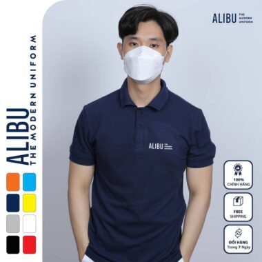Áo thun đồng phục có cổ mẫu ATDPCC09 (Xanh Navy) 7 áo thun đồng phục có cổ lacoste in logo