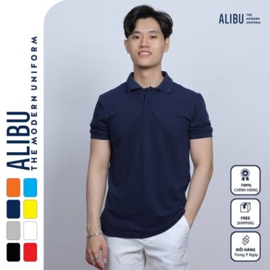 Áo thun đồng phục có cổ mẫu ATDPCC09 (Xanh Navy) 6 áo thun đồng phục có cổ lacoste