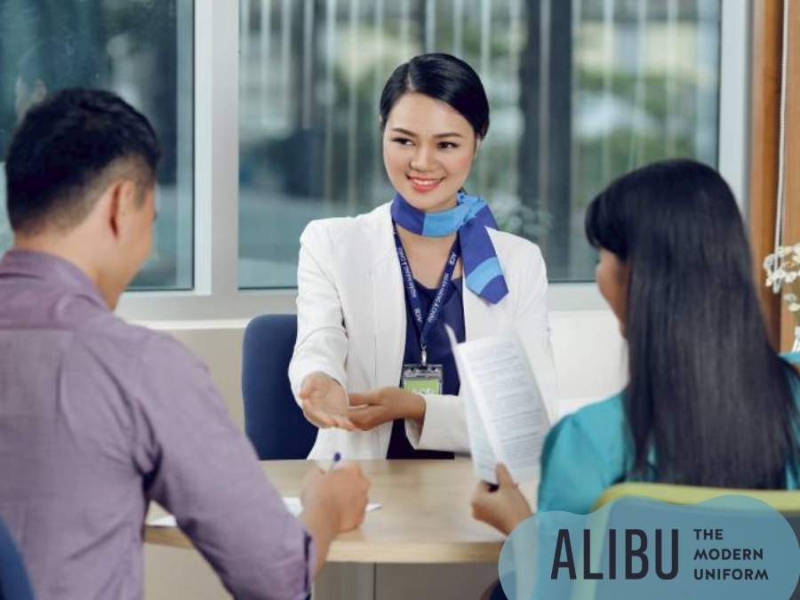 Ngắm Nhìn 5 Mẫu Đồng Phục Ngân Hàng ACB Cực Ấn Tượng Sau Khi Thay Đổi Nhận Diện Thương Hiệu 8 Đầm liền đồng phục ngân hàng ACB