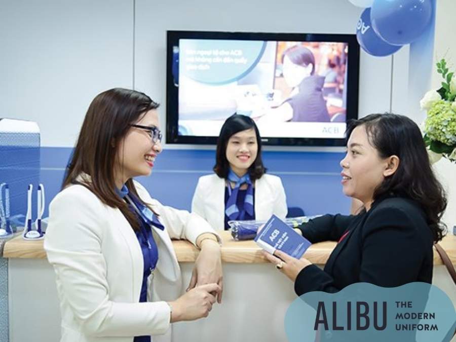 Ngắm Nhìn 5 Mẫu Đồng Phục Ngân Hàng ACB Cực Ấn Tượng Sau Khi Thay Đổi Nhận Diện Thương Hiệu 18 Vest và đầm liền đồng phục ngân hàng ACB
