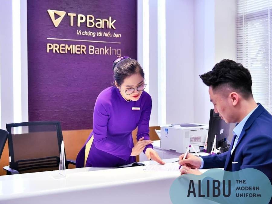áo dài đồng phục tpbank