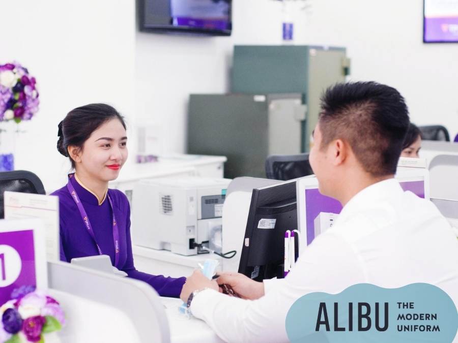 áo dài đồng phục tpbank