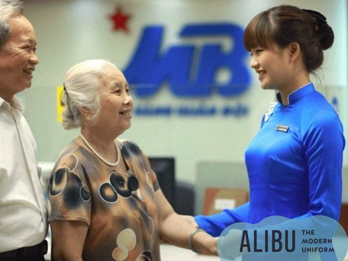 Áo dài đồng phục MB Bank