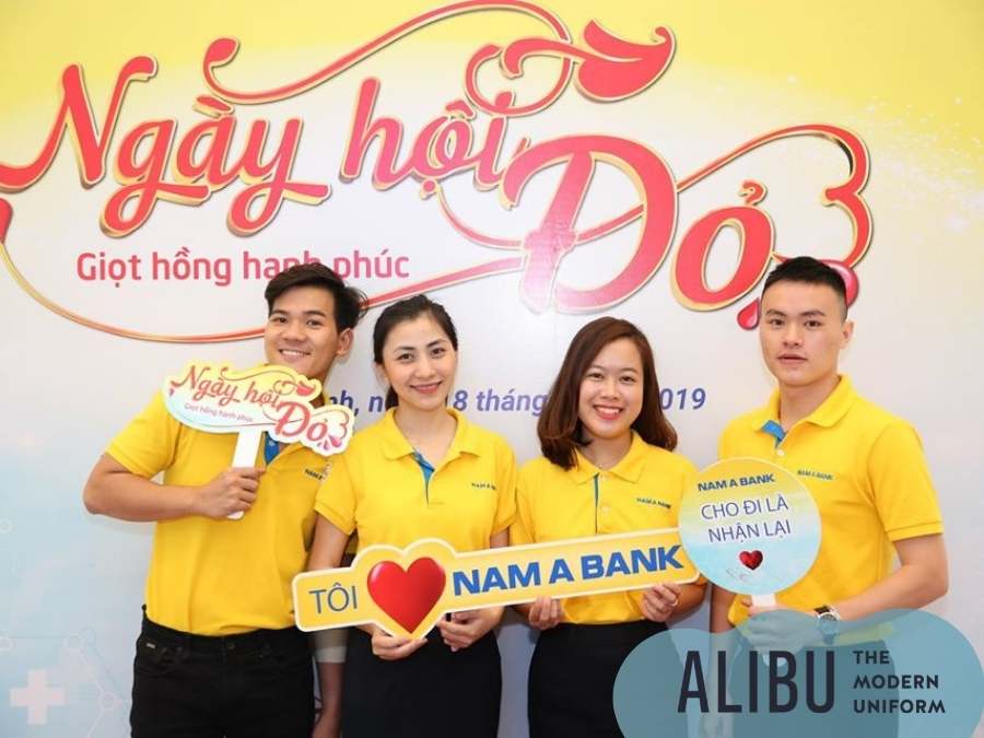 Áo Thun đồng phục ngân hàng nam á