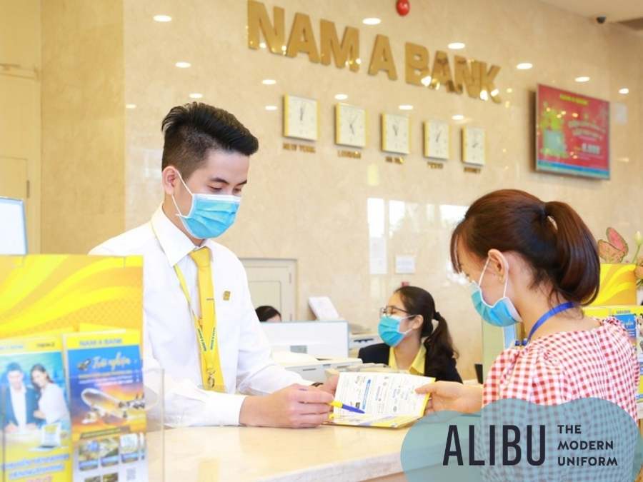 sơ mi đồng phục Nam Á Bank dành cho Nam