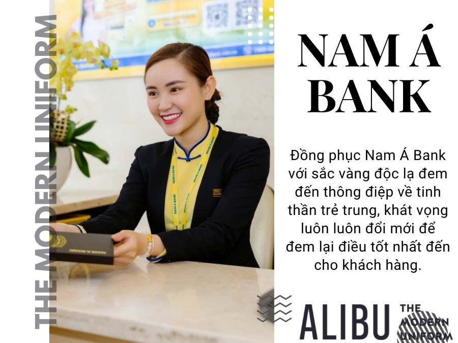 đồng phục nam á bank