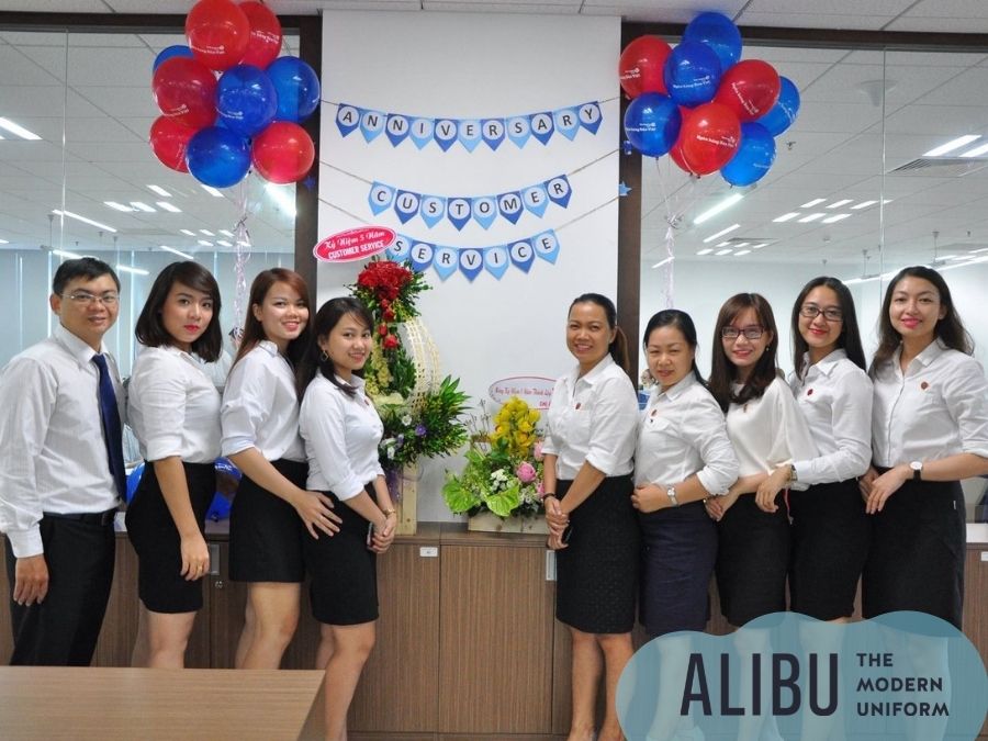 Sơ mi đồng phục ngân hàng Bản Việt