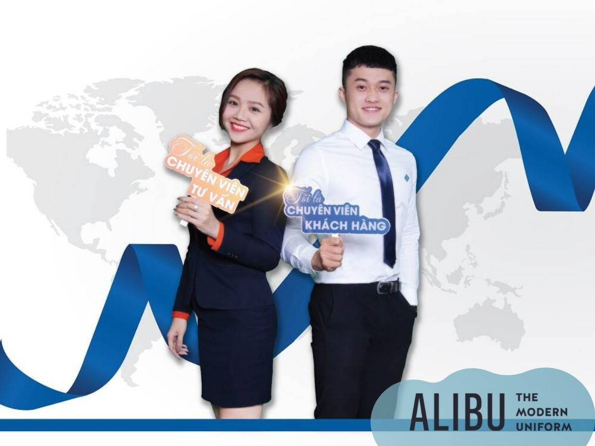 Đồng phục công sở nam nữ Sacombank