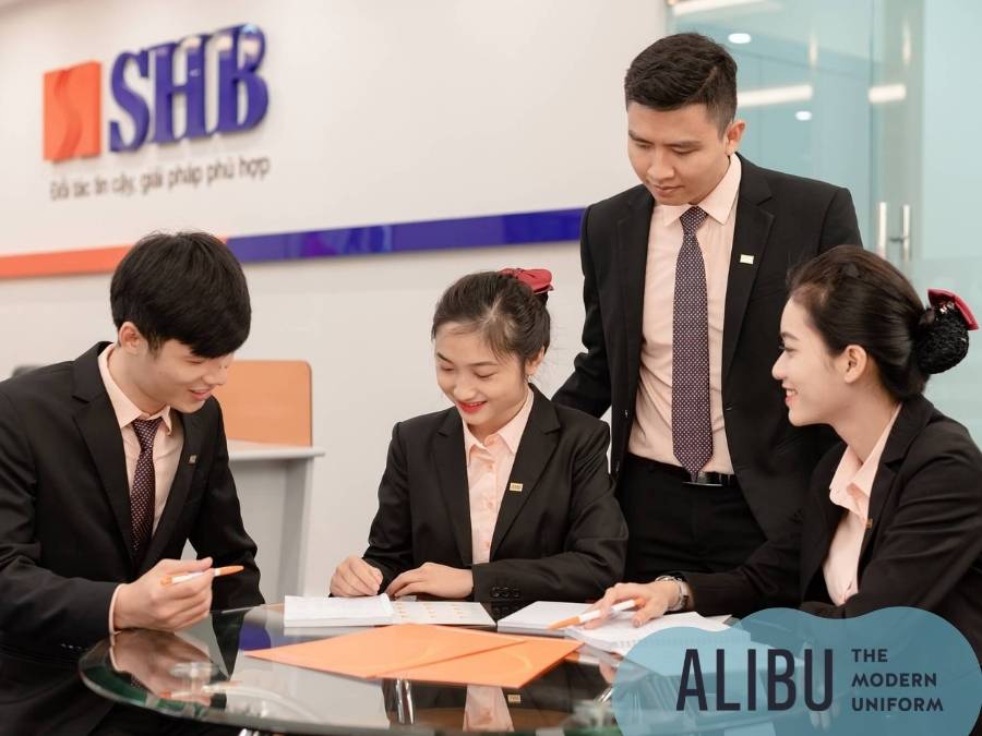 Mẫu Đồng phục SHB 2022: Ấn tượng trong cách phối màu sắc 5 Vest đồng phục SHB