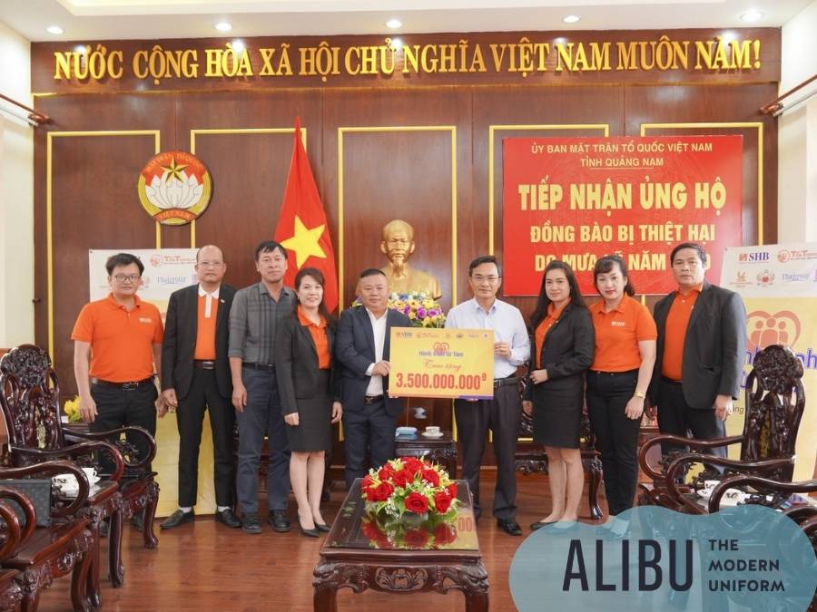 Mẫu Đồng phục SHB 2022: Ấn tượng trong cách phối màu sắc 13 Áo thun đồng phục SHB