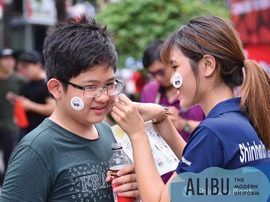 Áo thun đồng phục Shinhan Bank