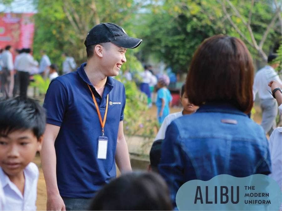 Áo thun đồng phục Shinhan Bank