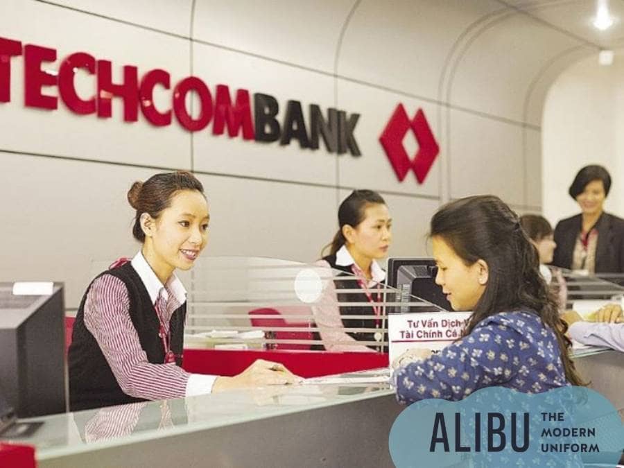 Gile đồng phục Techcombank