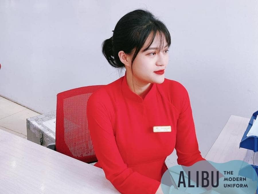 Áo dài đồng phục Techcombank