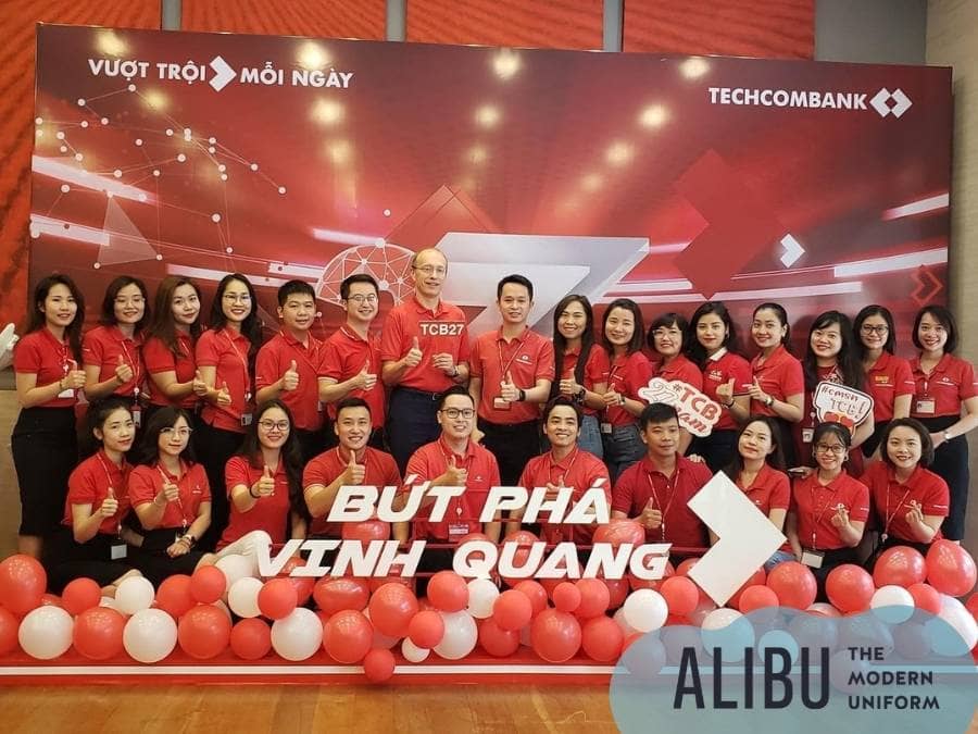 Áo thun đồng phục Techcombank