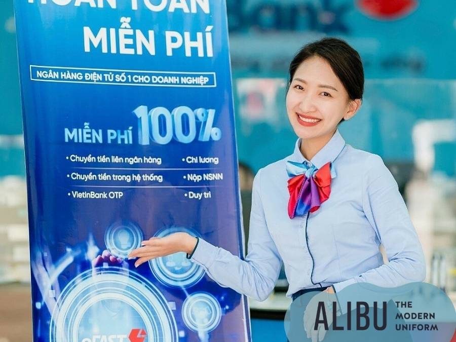 Đồng phục Vietinbank 2022: Xứng danh đồng phục được yêu thích nhất Việt Nam 4 Sơ mi đồng phục Vietinbank