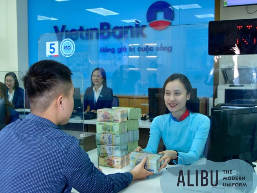 Đồng phục Vietinbank 2022: Xứng danh đồng phục được yêu thích nhất Việt Nam 6 Áo dài đồng phục Vietinbank