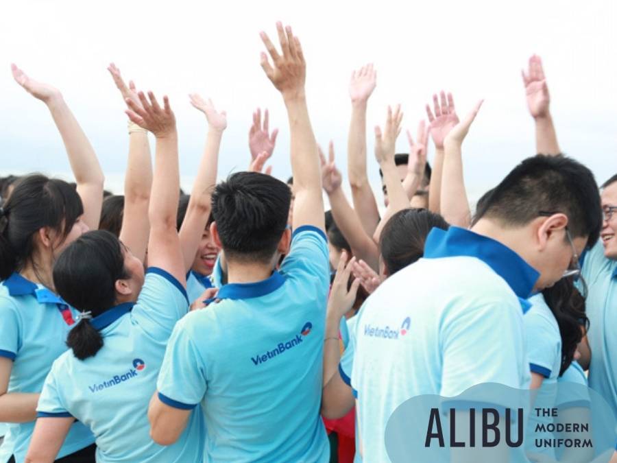 Đồng phục Vietinbank 2022: Xứng danh đồng phục được yêu thích nhất Việt Nam 10 Áo thun đồng phục Vietinbank