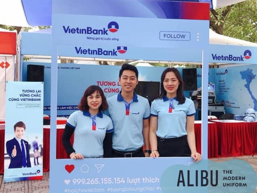 Đồng phục Vietinbank 2022: Xứng danh đồng phục được yêu thích nhất Việt Nam 12 Áo thun đồng phục Vietinbank