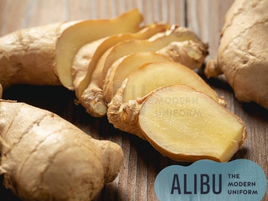 Cách tẩy vết bẩn trên áo trắng bằng gừng Alibu