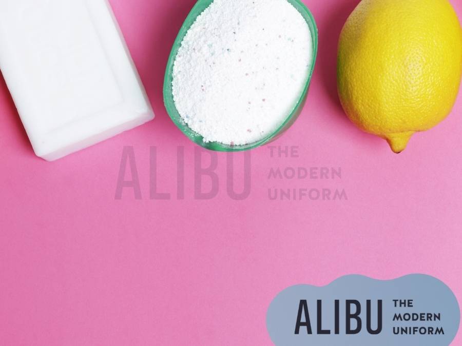 Cách tẩy vết bẩn trên áo trắng bằng chanh và bột giặt Alibu