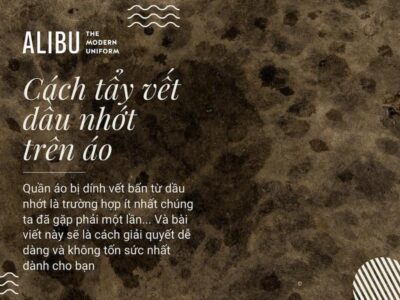 Cách tẩy vết dầu nhớt trên áo Alibu
