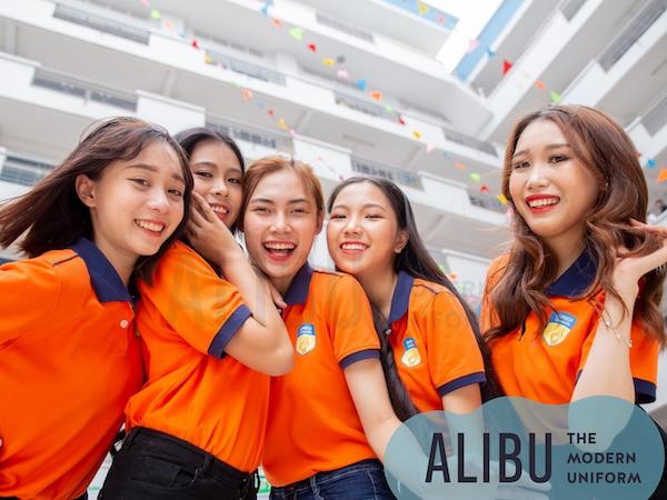 TOP 20+ Mẫu Đồng Phục Các Trường Đại Học Đẹp Nhất Việt Nam 18 Sắc cam nổi bật của đồng phục Đại học Hutech